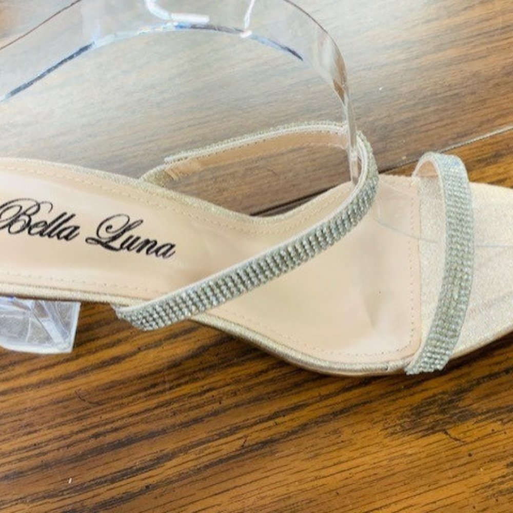 Bella Luna Rhinestone Accented Heels